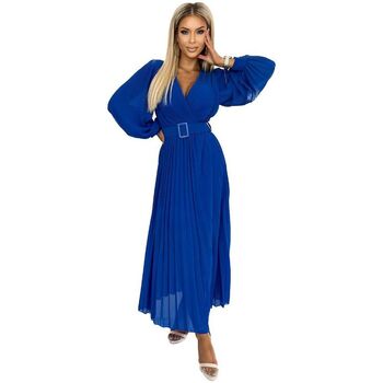 Textil Ženy Krátké šaty Numoco Dámské španělské šaty s volánky Klara královsky modrá Tmavě modrá