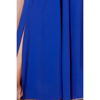 Numoco Dámské společenské šaty Lidia královsky modrá Tmavě modrá
