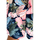 Textil Ženy Krátké šaty Numoco Dámské květované šaty Menbe tmavě modrá Modrá tmavá/Růžová