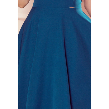 Numoco Dámské mini šaty Banbus mořská modrá Tmavě modrá