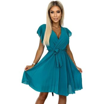 Numoco Dámské mini šaty Launcengere mořská modrá Modrá