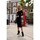 Textil Ženy Krátké šaty Made Of Emotion Dámské šaty s odhalenými rameny Mshikela M757 Černá