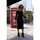 Textil Ženy Krátké šaty Made Of Emotion Dámské šaty s odhalenými rameny Mshikela M757 Černá