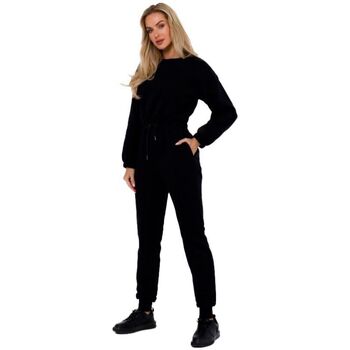 Textil Ženy Overaly / Kalhoty s laclem Made Of Emotion Dámský overal Zaca M763 černá Černá