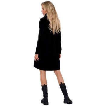 Textil Ženy Krátké šaty Made Of Emotion Dámské asymetrické šaty Satou M764 černá Černá