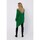 Textil Ženy Svetry Made Of Emotion Dámský dlouhý svetr Ishigau M769 smaragdová Zelená