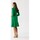 Textil Ženy Krátké šaty Stylove Dámské midi šaty Gwalchakin S346 světle zelená Zelená