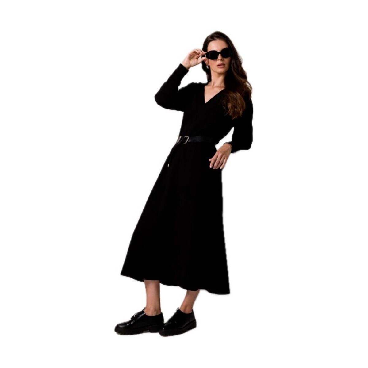 Textil Ženy Krátké šaty Bewear Dámské maxi šaty Claudas B267 černá Černá