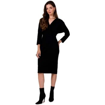 Bewear Krátké šaty Dámské volnočasové šaty Carence B271 černá - Černá