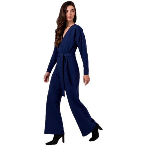 Textil Ženy Overaly / Kalhoty s laclem Bewear Dámský overal Pardeiz B272 nebesky modrá Modrá