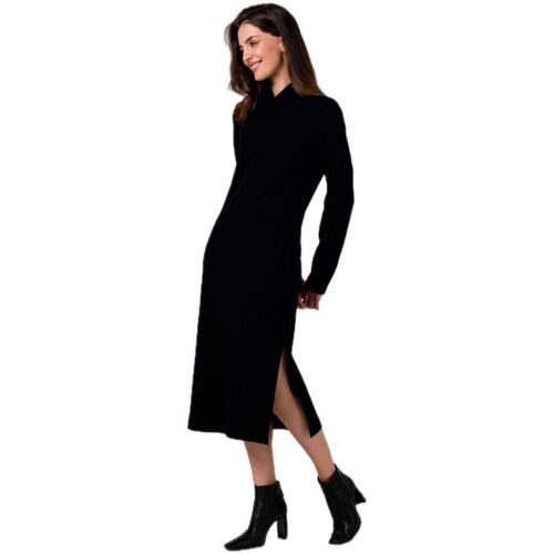 Textil Ženy Krátké šaty Bewear Dámské svetrové šaty Kyres B274 černá Černá
