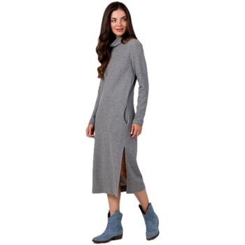 Textil Ženy Krátké šaty Bewear Dámské svetrové šaty Kyres B274 šedá Šedá