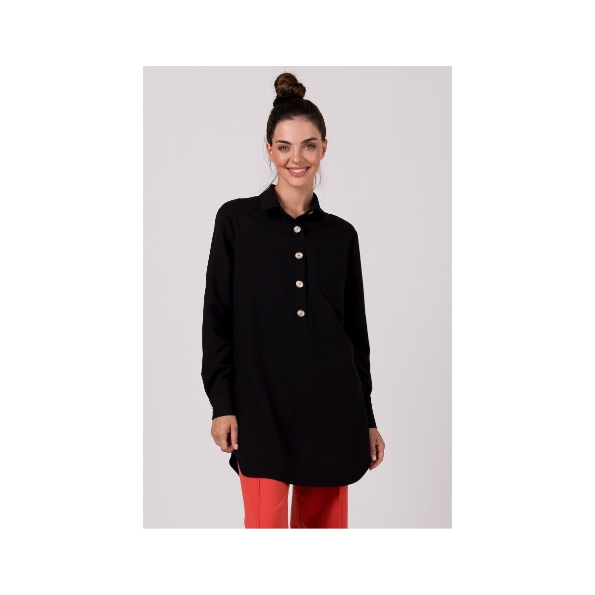 Textil Ženy Tuniky Bewear Dámská tunika Lindry B276 černá Černá