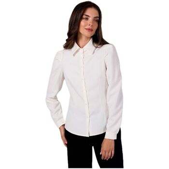 Textil Ženy Košile / Halenky Bewear Dámská košile s dlouhým rukávem Annamue B277 krémová Bílá