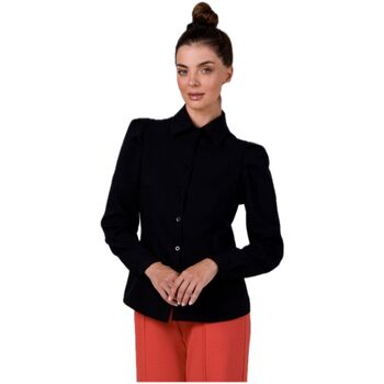 Textil Ženy Košile / Halenky Bewear Dámská košile s dlouhým rukávem Annamue B277 černá Černá
