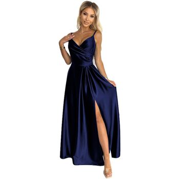 Numoco Krátké šaty Dámské společenské šaty Chiara navy - Tmavě modrá