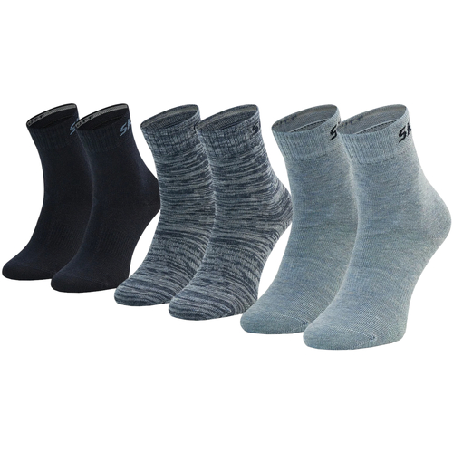 Spodní prádlo Chlapecké Sportovní ponožky  Skechers 3PPK Boys Mech Ventilation Socks Modrá