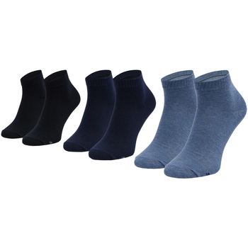 Spodní prádlo Muži Sportovní ponožky  Skechers 3PPK Basic Quarter Socks Modrá