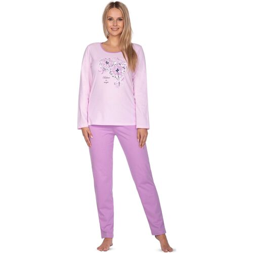Textil Ženy Pyžamo / Noční košile Regina Dámské pyžamo 647 pink plus 