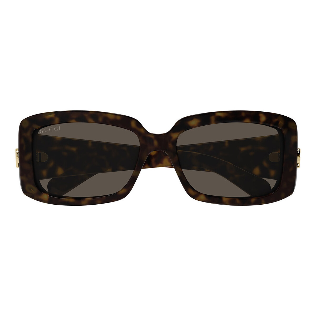 Hodinky & Bižuterie sluneční brýle Gucci Occhiali da Sole  GG1403S 002 Hnědá