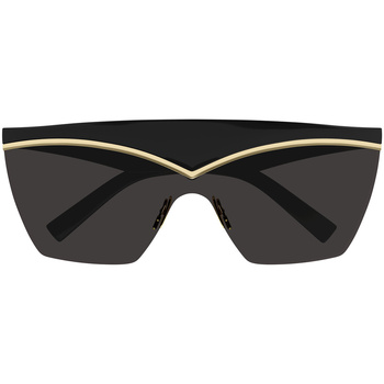 Yves Saint Laurent sluneční brýle Occhiali da Sole Saint Laurent SL 614 Mask 001 - Černá