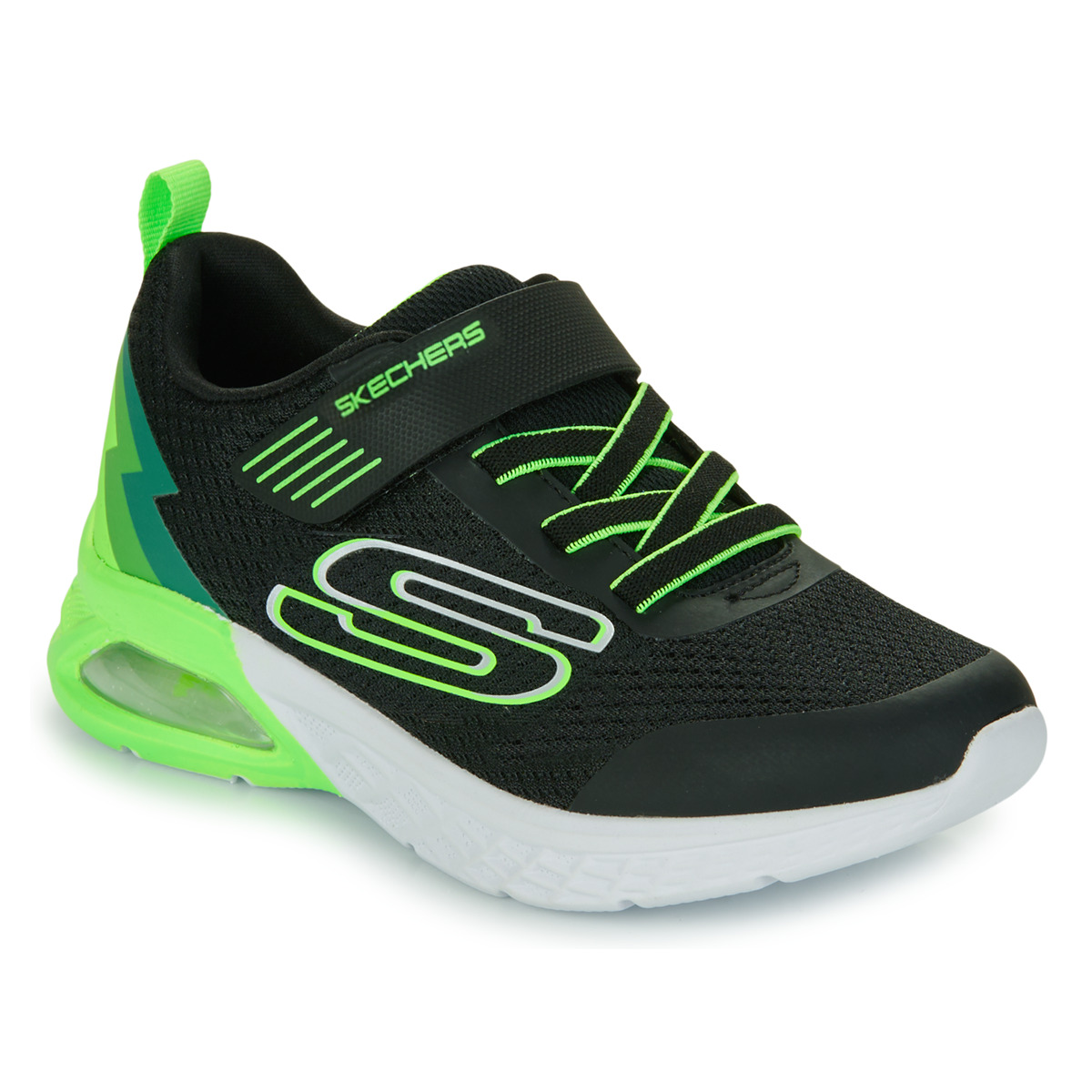 Boty Chlapecké Nízké tenisky Skechers MICROSPEC MAX II - VODROX Černá / Zelená