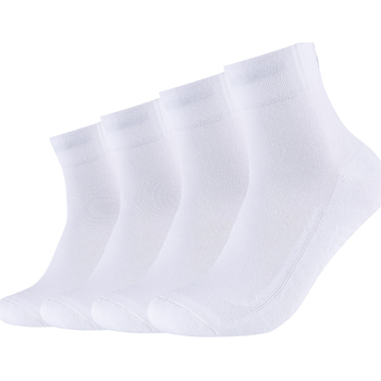 Spodní prádlo Sportovní ponožky  Skechers 2PPK Unisex Basic Cushioned Quarter Socks Bílá