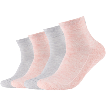 Spodní prádlo Sportovní ponožky  Skechers 2PPK Basic Cushioned Quarter Socks Šedá
