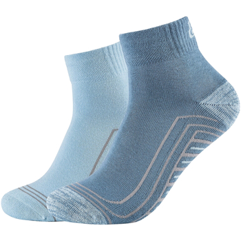Spodní prádlo Sportovní ponožky  Skechers 2PPK Basic Cushioned Socks Modrá