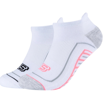 Spodní prádlo Sportovní ponožky  Skechers 2PPK Basic Cushioned Sneaker Socks Bílá