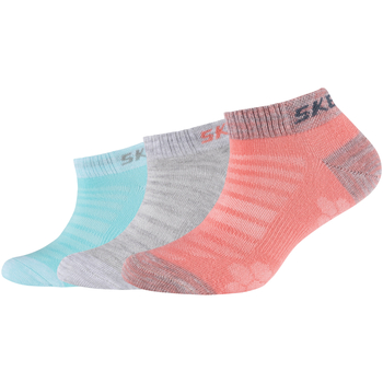 Spodní prádlo Dívčí Sportovní ponožky  Skechers 3PPK Girls Mesh Ventilation Socks           