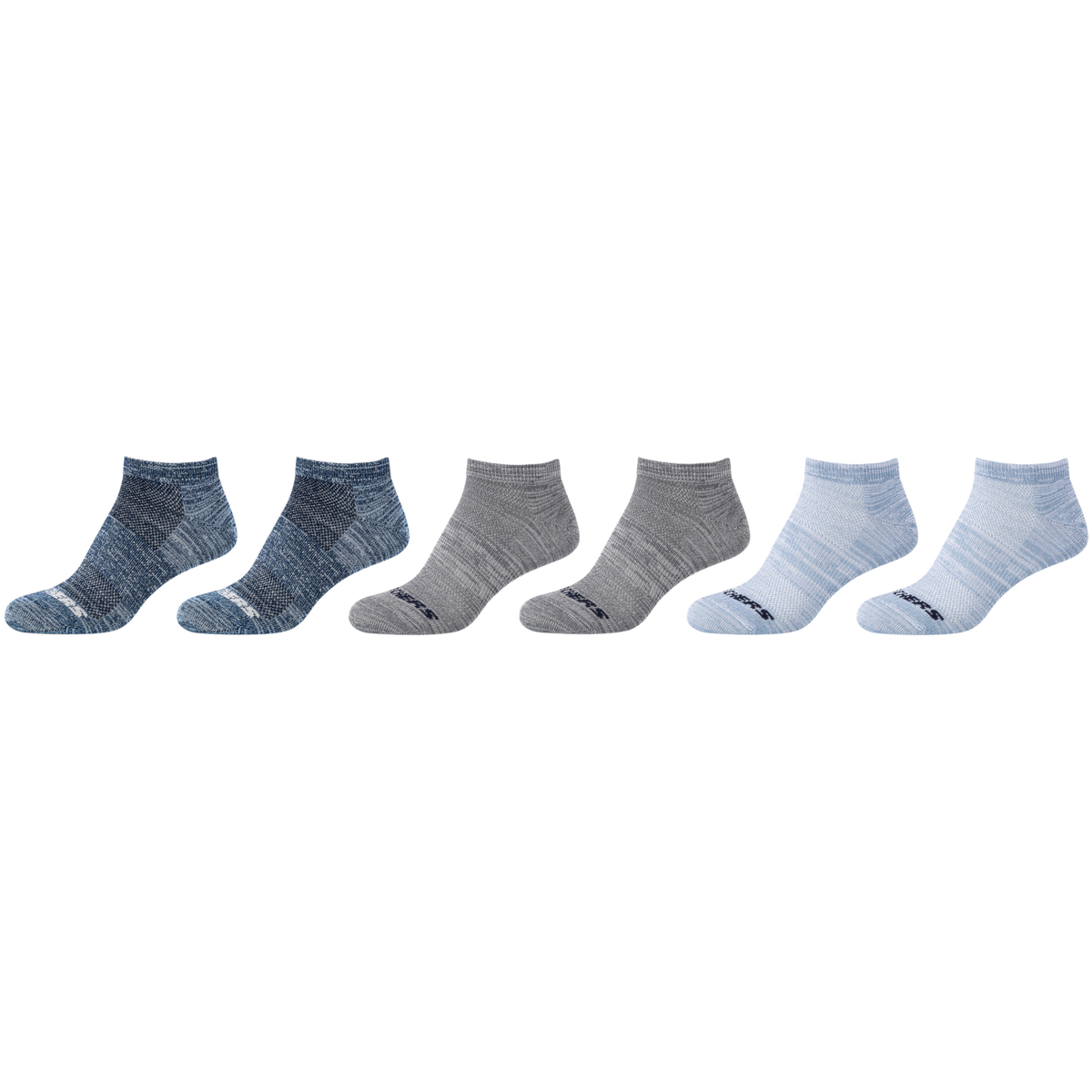 Spodní prádlo Chlapecké Sportovní ponožky  Skechers 6PPK Casual Super Soft Sneaker Socks           