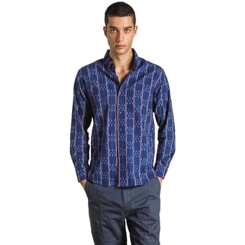 Textil Muži Košile s dlouhymi rukávy Otherwise Lucas Shirt - Blue Modrá