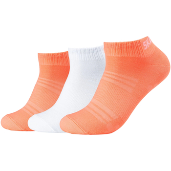 Spodní prádlo Sportovní ponožky  Skechers 3PPK Mesh Ventilation Socks Oranžová