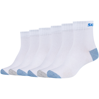 Spodní prádlo Chlapecké Sportovní ponožky  Skechers 3PPK Boys Mech Ventilation Socks Bílá