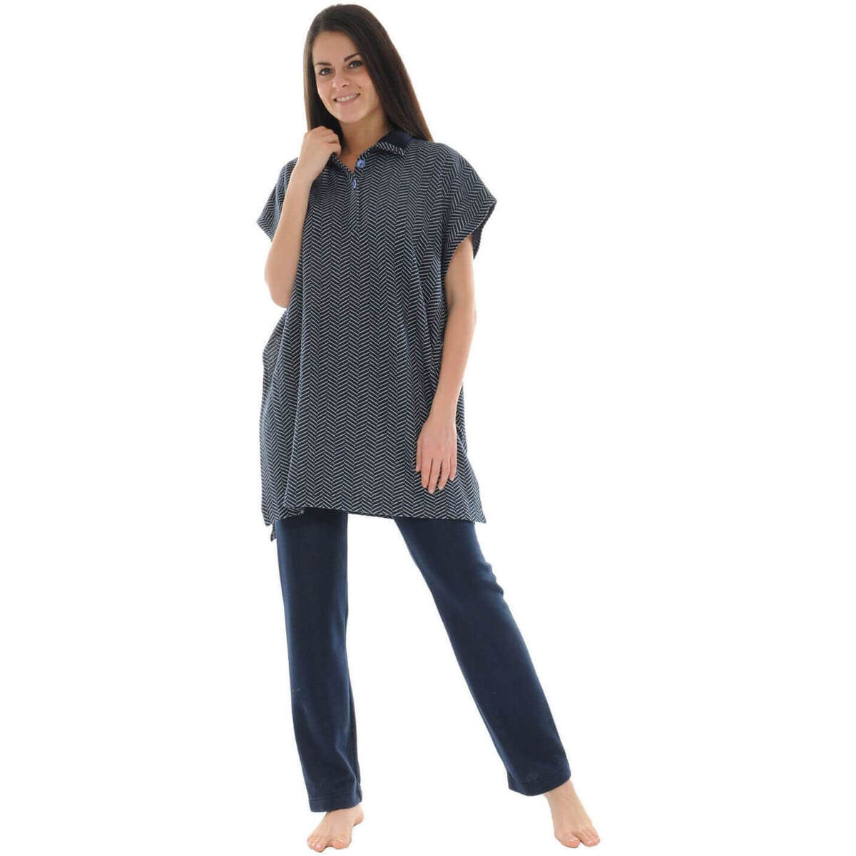 Textil Ženy Pyžamo / Noční košile Pilus ANGELE Modrá