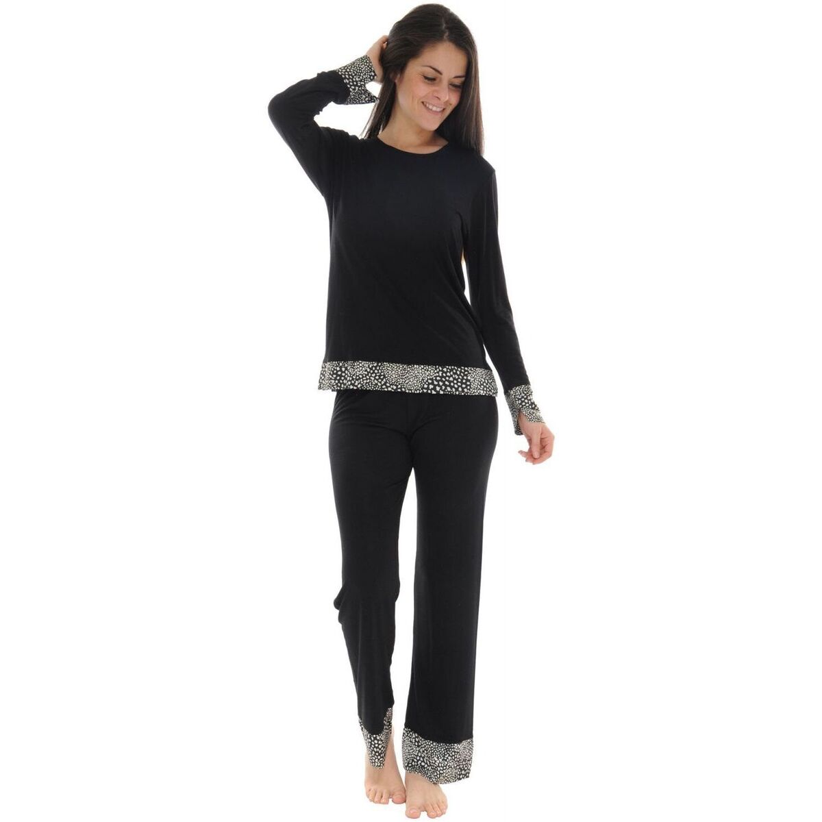 Textil Ženy Pyžamo / Noční košile Christian Cane CASSY Černá