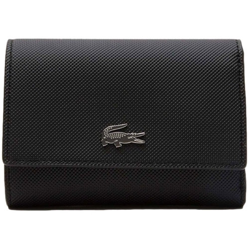 Taška Ženy Náprsní tašky Lacoste Compact Wallet - Noir Krema Černá