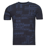 Textil Muži Trička s krátkým rukávem Armani Exchange 3DZTHW Modrá