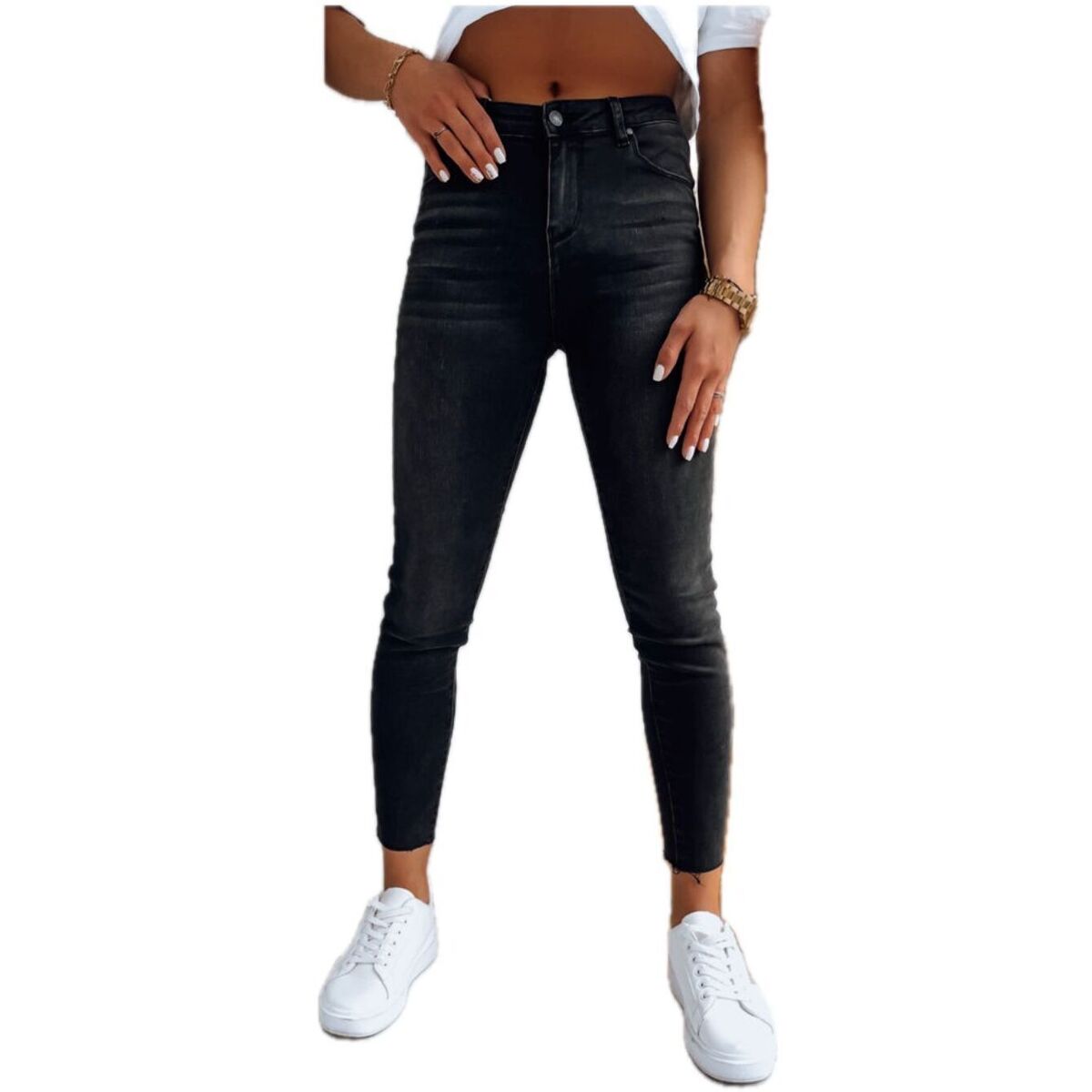 Textil Ženy Rifle D Street Dámské džínové kalhoty Jessabelle černá Černá