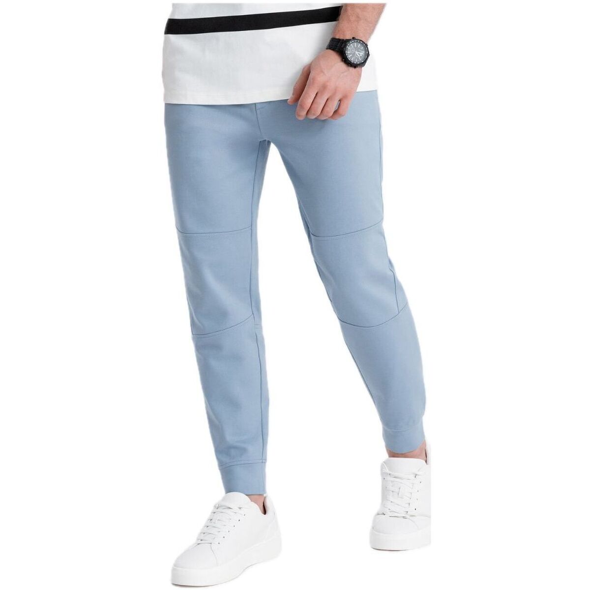Textil Muži Kalhoty Ombre Pánské kalhoty joggers Dindrandry světle modrá Modrá