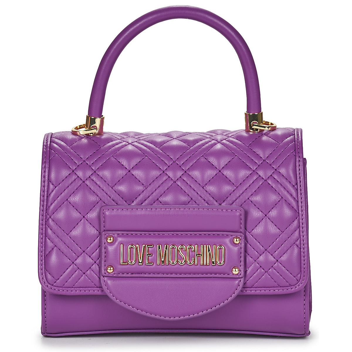 Love Moschino  QUILTED TAB  Kabelky Fialová