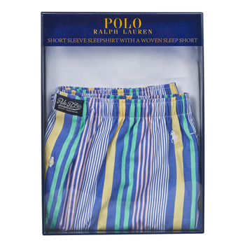 Polo Ralph Lauren S / S PJ SET-SLEEP-SET Bílá