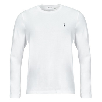 Textil Trička s dlouhými rukávy Polo Ralph Lauren LS CREW NECK Bílá