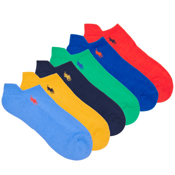 Doplňky  Sportovní ponožky  Polo Ralph Lauren ASX117-SOLIDS-PED-6 PACK           
