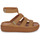 Boty Ženy Sandály Crocs Brooklyn Luxe Gladiator Hnědá