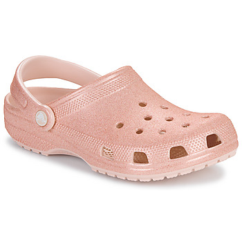 Crocs Pantofle Classic Glitter Clog - Růžová