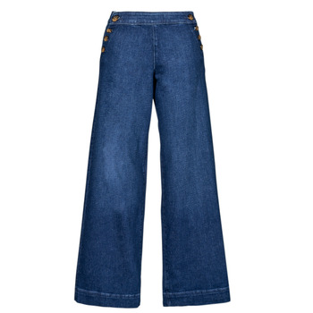 Textil Ženy Jeans široký střih Only ONLMADISON Modrá