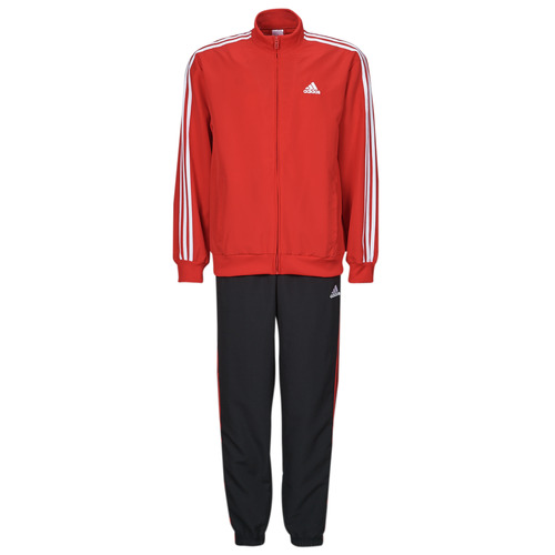 Textil Muži Teplákové soupravy Adidas Sportswear M 3S WV TT TS Červená / Černá