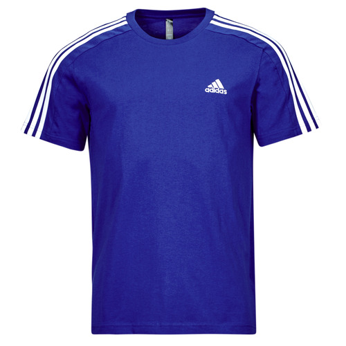 Textil Muži Trička s krátkým rukávem Adidas Sportswear M 3S SJ T Modrá / Bílá